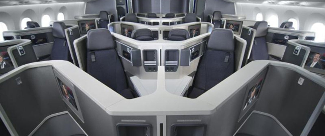 Geplante Business Class in Americans Dreamliner: Die Airline muss sich einen anderen Hersteller suchen.