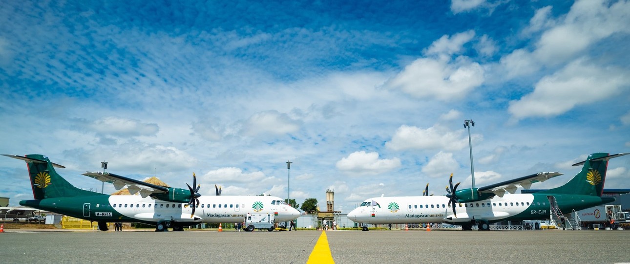 Zwei ATR-72 von Madagascar Airlines: Die Flotte soll auf sieben Maschinen wachsen.
