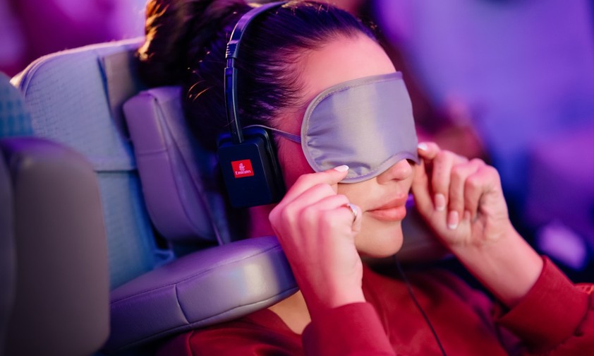 U-Dream-Headrest im Einsatz: Aktuell nur auf drei Airbus a350 verfügbar.