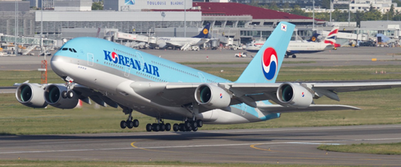 A380 von Korean: Wurde in die Irre geführt.