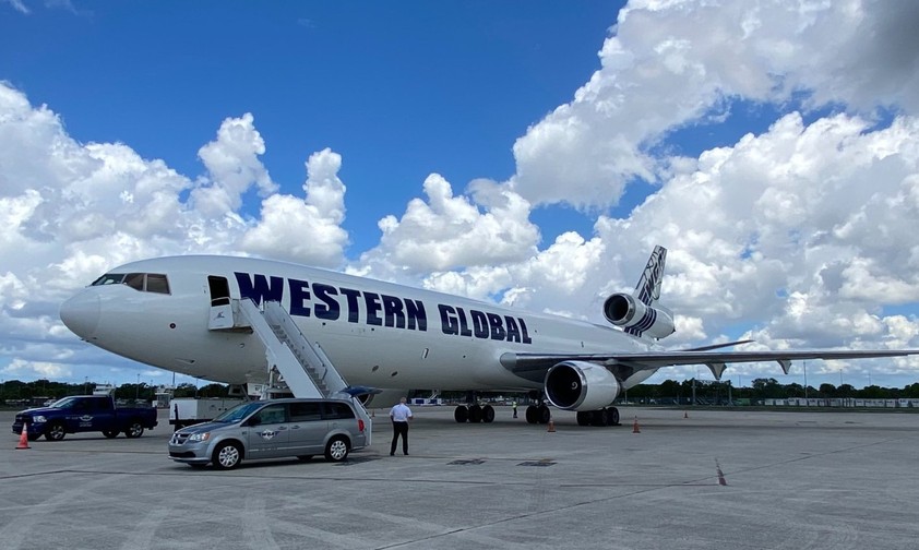 McDonnell Douglas MD-11 von Western Global Airlines: Die Fluglinie holte sich Jets von Lufthansa Cargo.