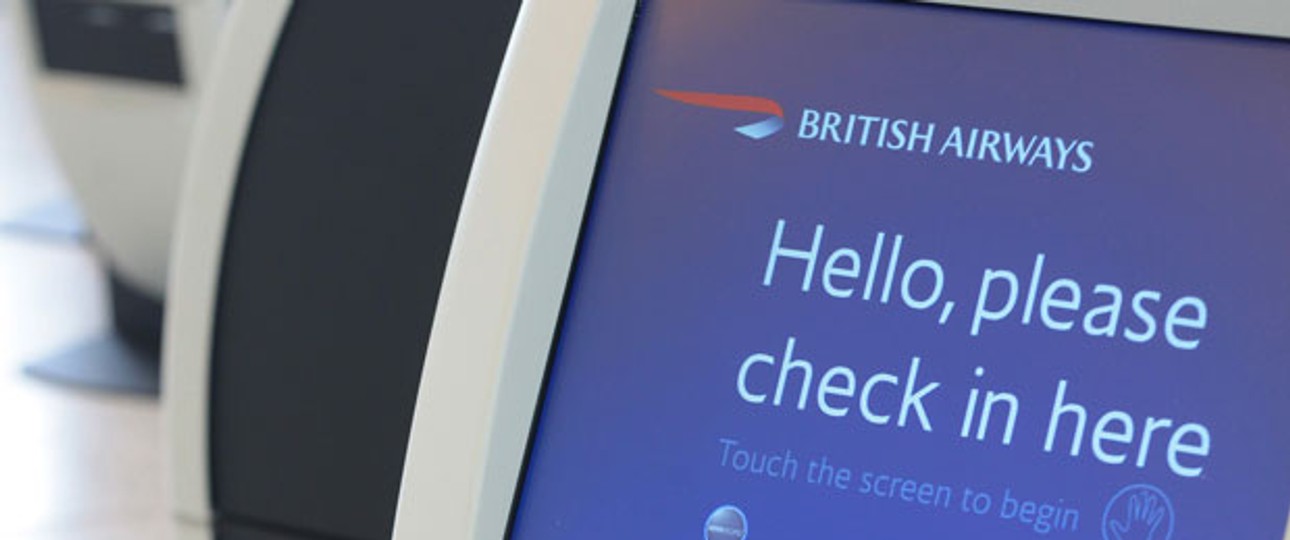 Check-In-Terminal von British Airways: Bald nicht mehr nötig?