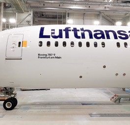 Lufthansas zweite Boeing 787: Wird den Namen Frankfurt am Main tragen.