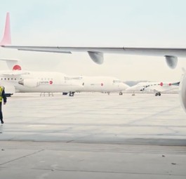 Flieger von WDL im alten Image-Film von Zeitfracht: Sie sind mittlerweile ...