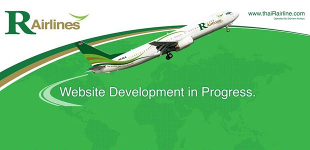 R-Airlines-Webseite: Nicht erreichbar.