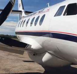 Eine BAe Jetsream 31 von Northwestern Air Lease: In Kanada ist ein Flugzeug der Airline abgestürzt.