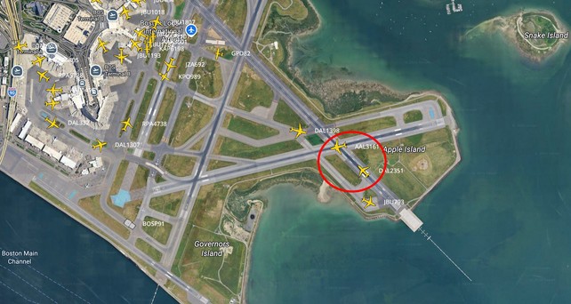 boston near miss delta american