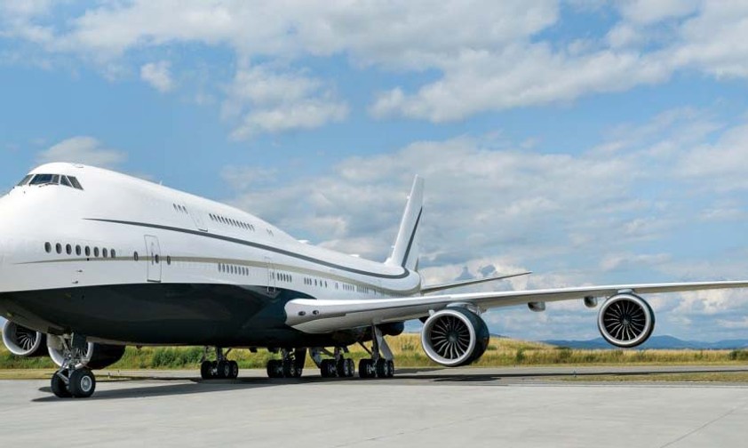 Boeing BBJ 747-8 im Design von Cabinet Alberto Pinto: Richtig edel wird es im Inneren.