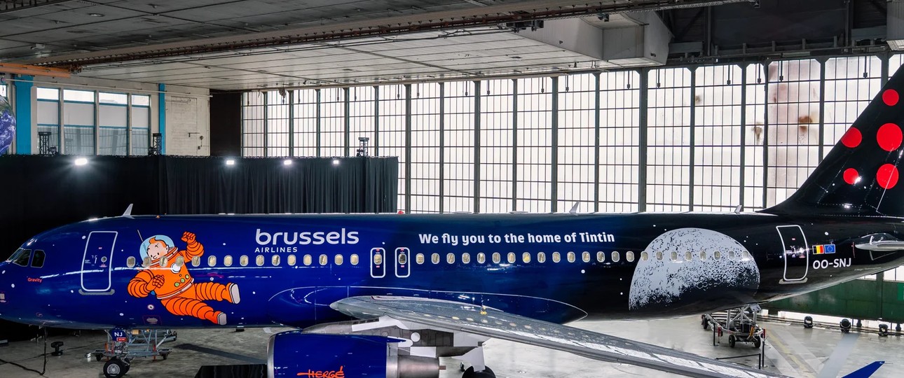 Airbus A320 von Brussels Airlines: Das Flugzeug mit der Kennung OO-SNJ ist das jüngste Belgian Icon.