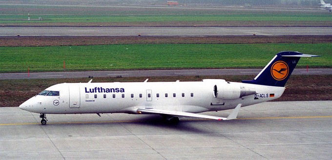 CRJ 100 von Lufthansa Cityline: Die deutsche Airline war Erstkundin der Modellreihe.