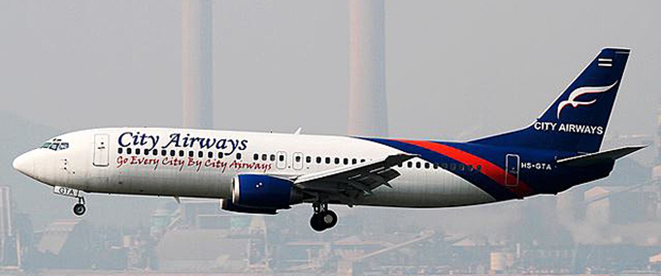 Boeing 737-400 von City Airways: Neue Ziele in Sicht.