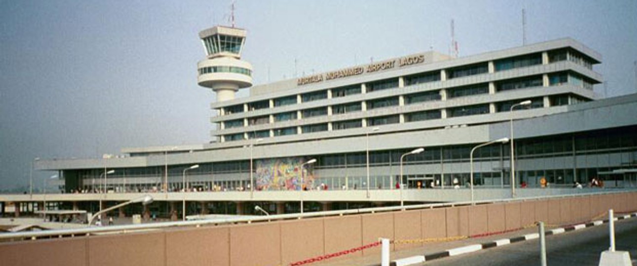 Murtala Mohammed International Airport in Lagos, Nigeria.
