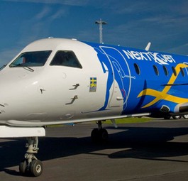 Flugzeug von Nextjet: Fliegt zurzeit nur mit einer befristeten Erlaubnis.