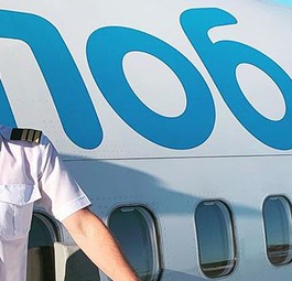Pilot und Flieger von Pobeda: Ist die Airline bald zumindest teilweise in Richard Bransons Händen?