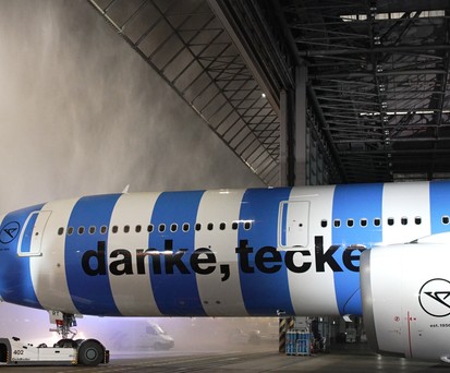 Airbus A330 Neo mit dem Kennzeichen D-ANRT in Düsseldorf: Nimmt den Dienst auf.