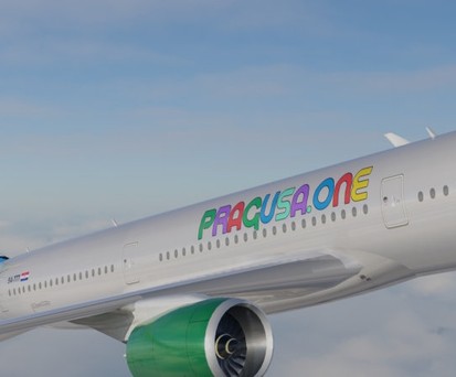 Die Farben von Pragusa.One: Langfristig will die Airline auf den Airbus A350 bauen.