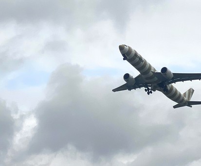 Condor-Jet in Frankfurt: Braucht Zubringer für die Langstrecke.