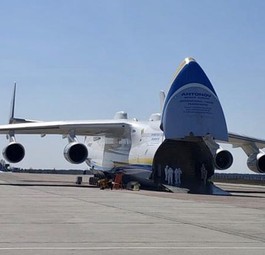 Antonov An-225: Auch das Unikat muss jetzt zur Inspektion.