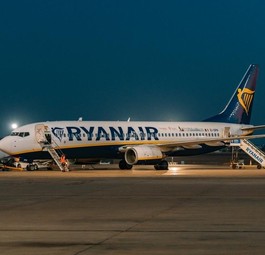 Boeing 737 von Ryanair: Seltener an deutschen Flughäfen zu Gast.