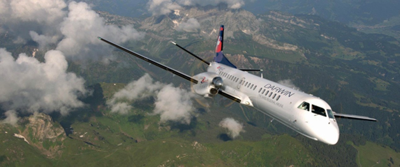 Saab 2000 von Darwin Airline: Bald Zuwachs für die Flotte.