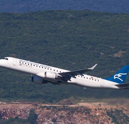 Embraer E195 von Montenegro Airlines: Hebt bald nicht mehr ab.