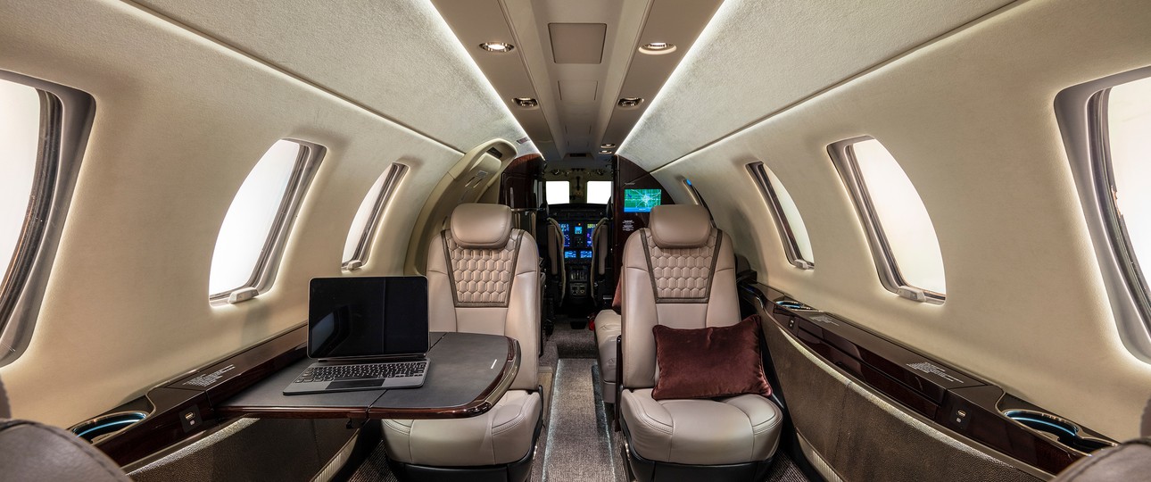 Neue Kabine: Die Citation CJ4 Gen2 hat ein neues Kabinendesign.