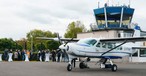 Die Cessna Caravan am Flugplatz Schwarze Heide: Ab März 2021 soll sie ...