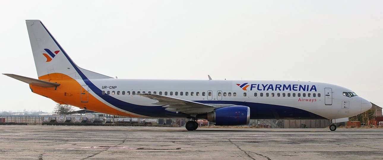 Boeing 737-400 von Fly Armenia Airways: Wird aussortiert.