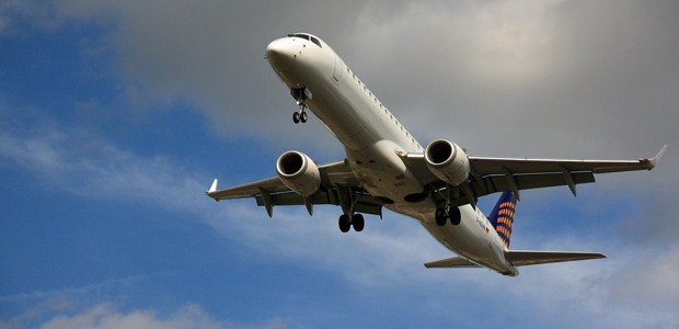 Embraer 195 von Augbsurg Airways: Im Herbst ist Schluss.