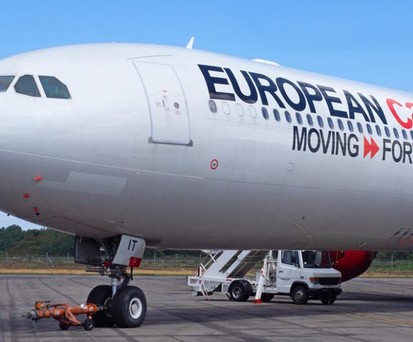 Airbus A340-600 von European Cargo: Die Airline ist insolvent.