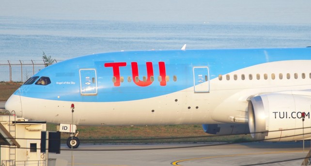 Boeing 787-8 mit dem Kennzeichen G-TUID: Das Flugzeug wird in England zerlegt.