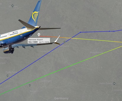 Boeing 737 Max von Ryanair: FR2501 musste nach Hannover umgeleitet werden.