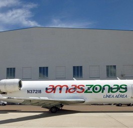 Bombardier CRJ-200 von Amaszonas: Flotte bekommt bald Zuwachs.