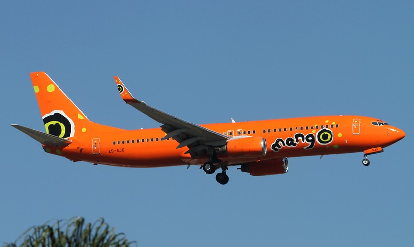Boeing 737 von Mango Airlines: Die Airline least ihre Flugzeuge, kann diese aber nicht mehr bezahlen.