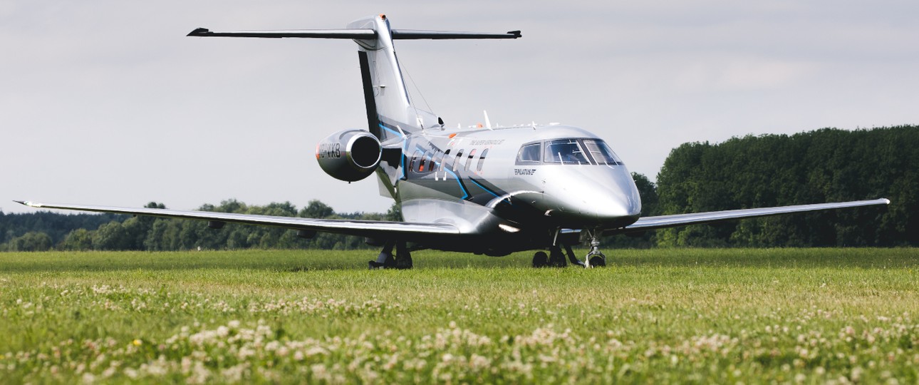 PC-24 von Pilatus: Rollt nicht mehr weiter als 51 Grad Querneigung.