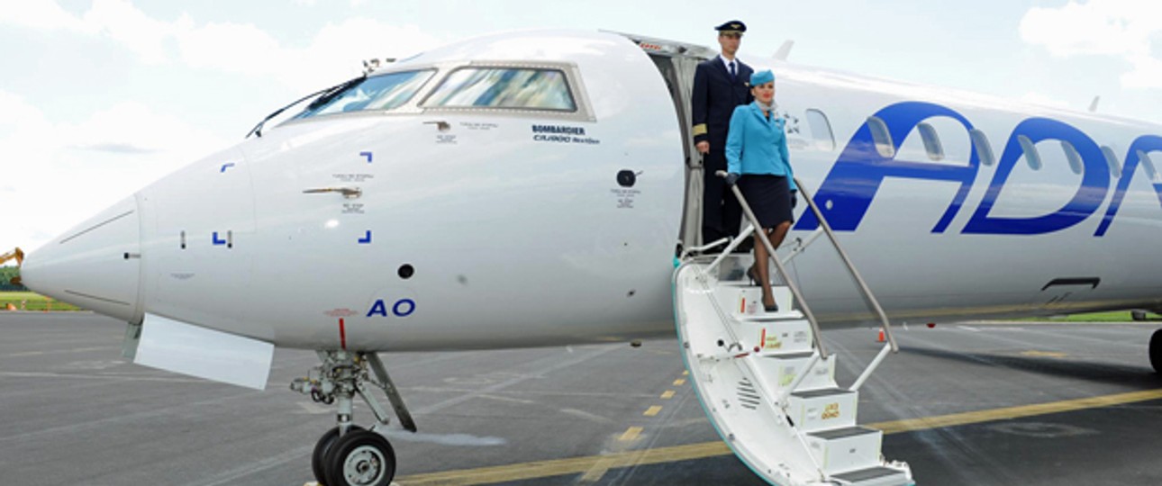 Bombardier CRJ900 von Adria Airways: Airline auf der Suche nach Investoren.