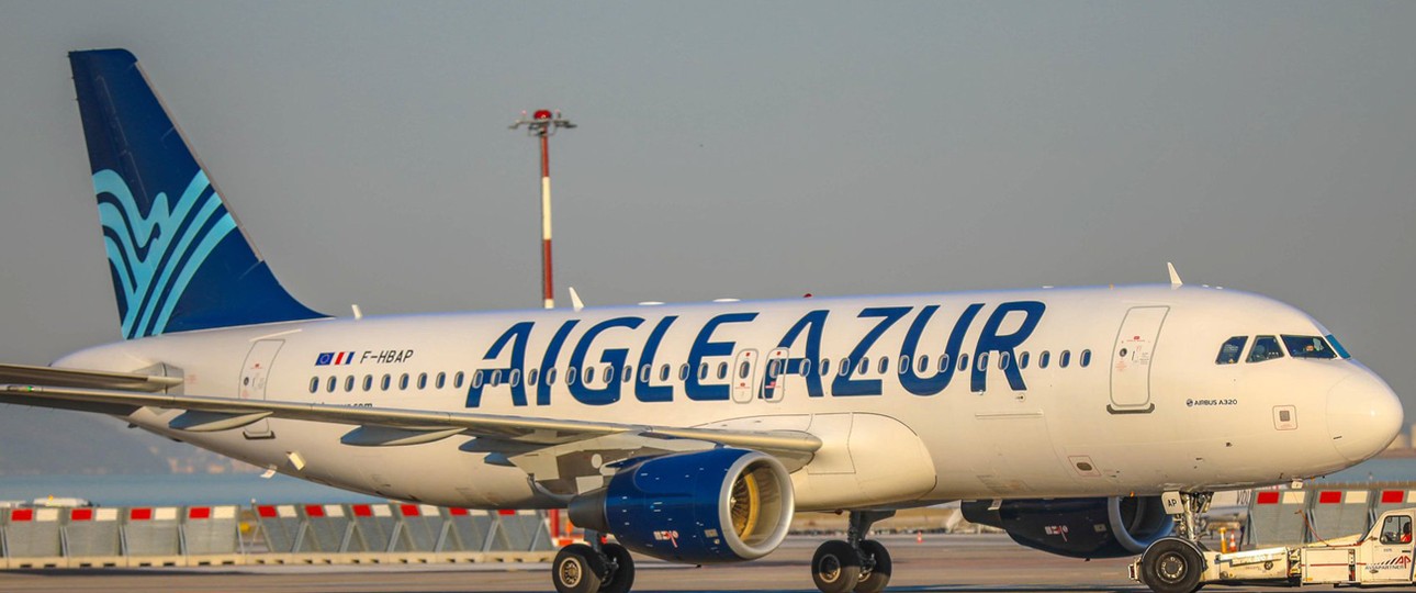 Airbus A320 von Aigle Azur: Hebt nicht mehr ab.