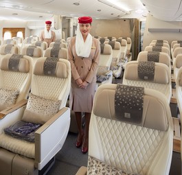 Premium Economy von Emirates: Offenbar ein Erfolg.