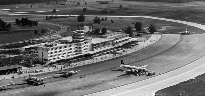 So sah das Terminal in den 50ern aus.