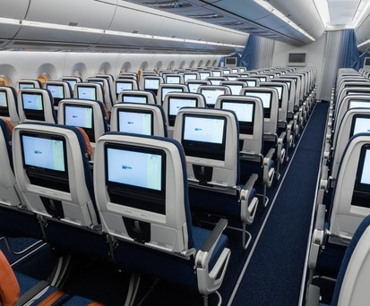 Airbus A350 von Aeroflot vor der Auslieferung: Da war noch alles in Ordnung.