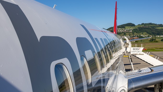 Zum Einsatz kommt eine Embraer E190-E2.