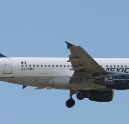 Airbus A319 von Mexicana im Jahr 2009: Kurz danach war Schluss.