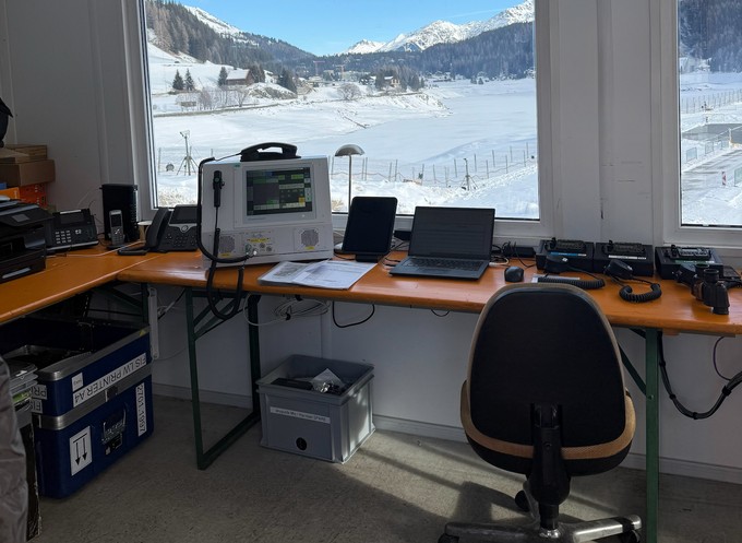 Schöne Aussicht, hohe Ansprüche: Hier landen eine Woche lang die VIPs.