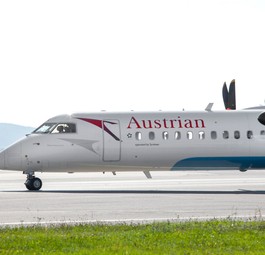 Dash 8 von Austrian Airlines: Eine Waffe im Kampf gegen die neue Konkurrenz:
