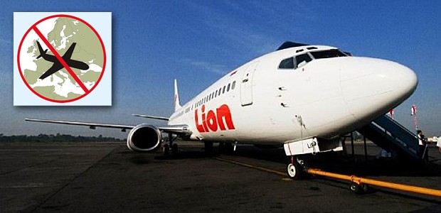 Lion-Air-Jet: In Europa nicht erlaubt.
