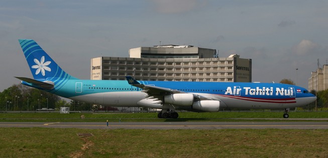 Airbus A340-300 von Air Tahiti Nui in Paris.