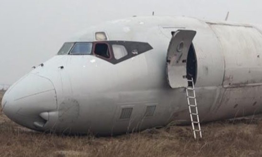 Die verunfallte Douglas DC 8: Ist schon ein echter Oldie.