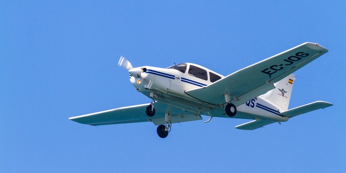 Platz 3: Piper PA-28: 145 Stück.