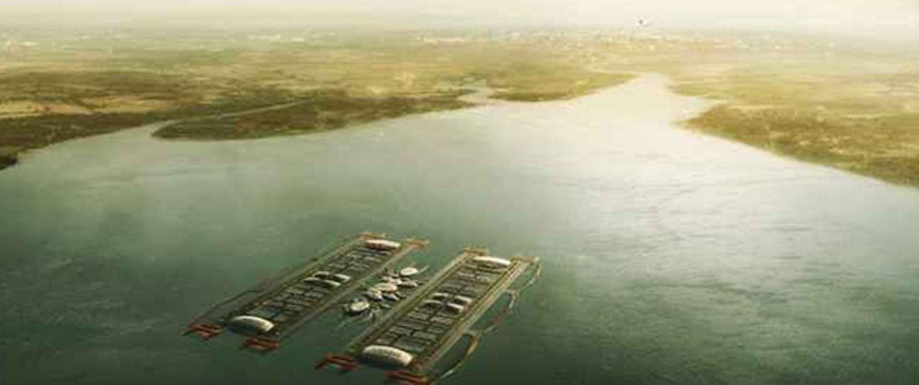 Insel in der Themsemündung: 24-Stunden-Flughafen.