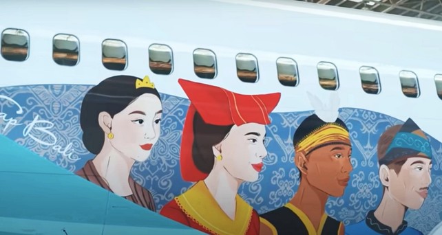garuda indonesia special livery